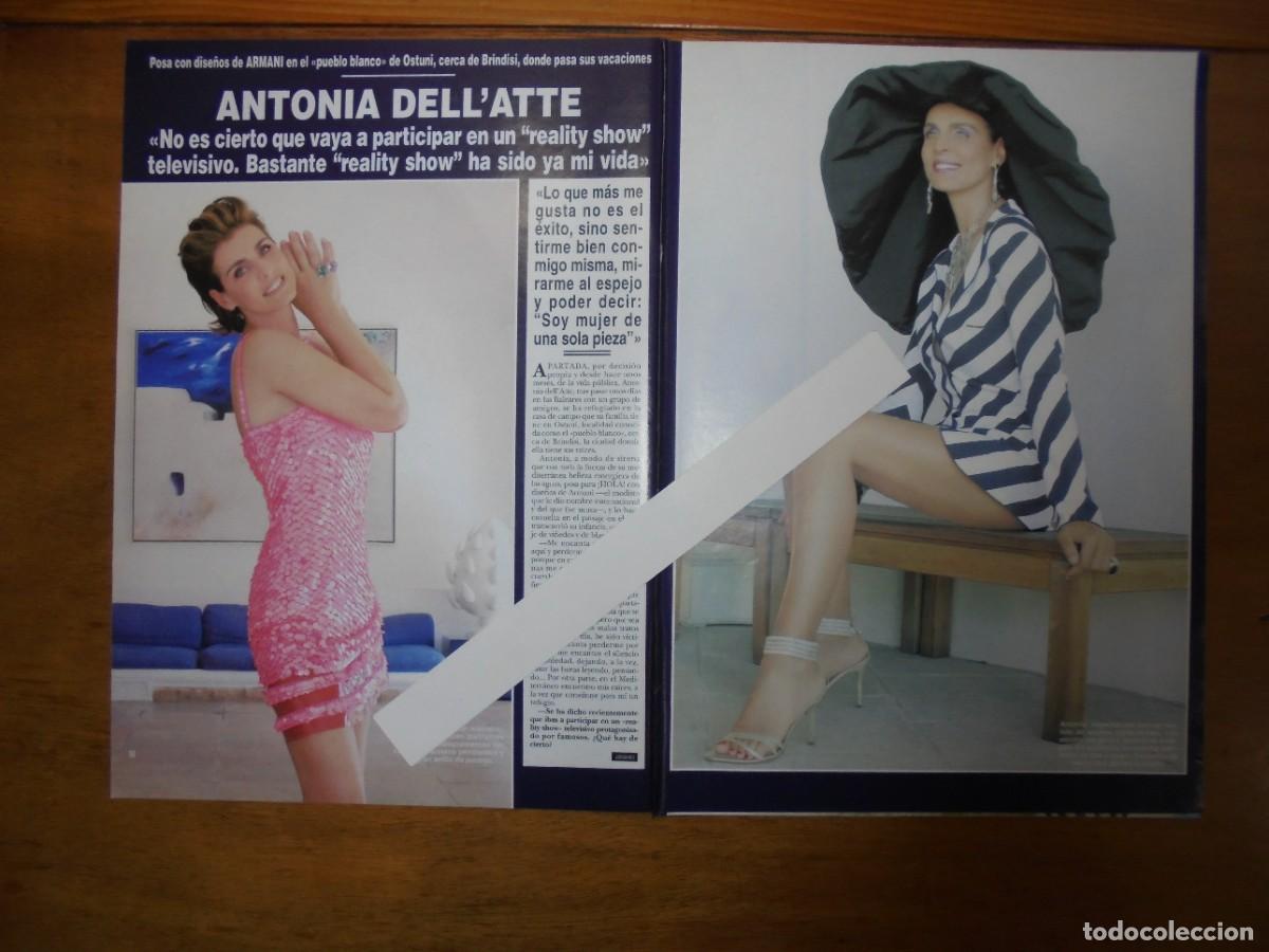 Coleccionismo de Revistas y Peri&oacute;dicos: CLIPPING 2004: ANTONIA DELL'ATTE CON DISE&Ntilde;OS DE ARMANI / PUBLICIDAD CATIMINI.