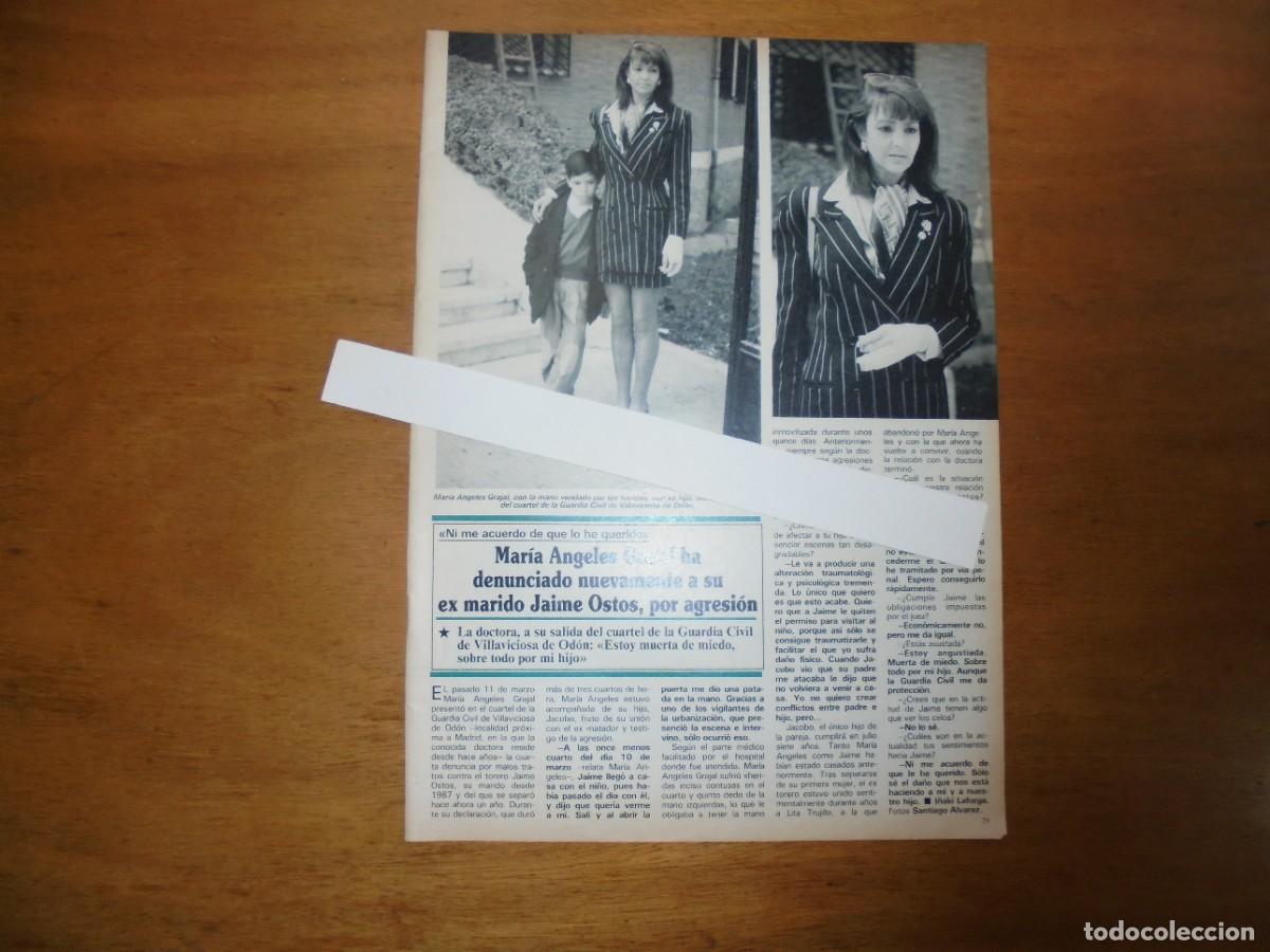 Coleccionismo de Revistas y Peri&oacute;dicos: CLIPPING 1991: MAR&Iacute;A &Aacute;NGELES GRAJAL Y JAIME OSTOS.