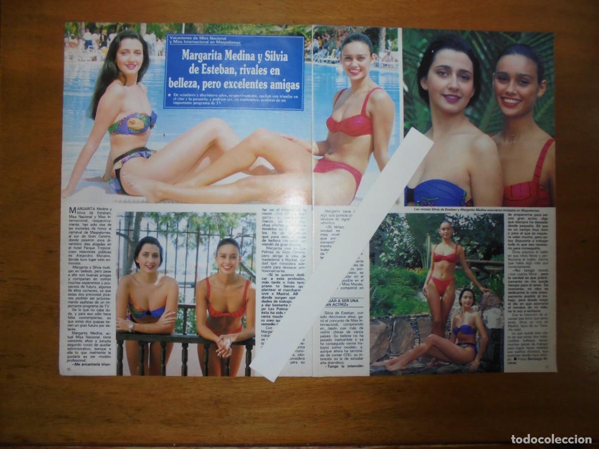 Coleccionismo de Revistas y Peri&oacute;dicos: CLIPPING 1991: MISS NACIONAL E INTERNACIONAL EN MASPALOMAS / AITANA S&Aacute;NCHEZ-GIJ&Oacute;N.