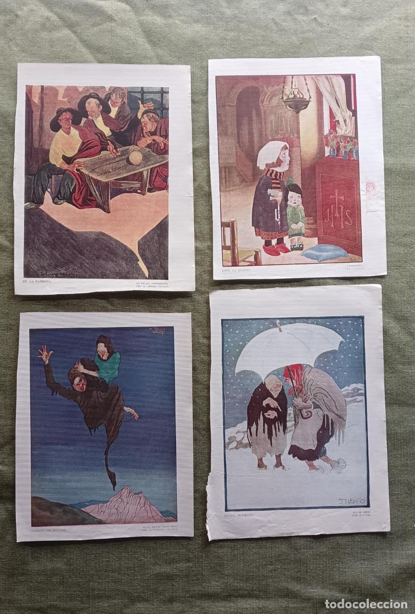 Coleccionismo de Revistas y Peri&oacute;dicos: Vi&ntilde;etas antiguas Cerezo Vallejo, Linaje, Sileno. Caricaturas Humor