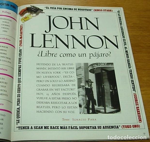 Coleccionismo de Revistas y Peri&oacute;dicos: Revista El Dominical n&ordm; 89 JOHN LENNON DEMI MOORE INGRID RUBIO ALANIS MORISSETTE BILLY WILDER 1995