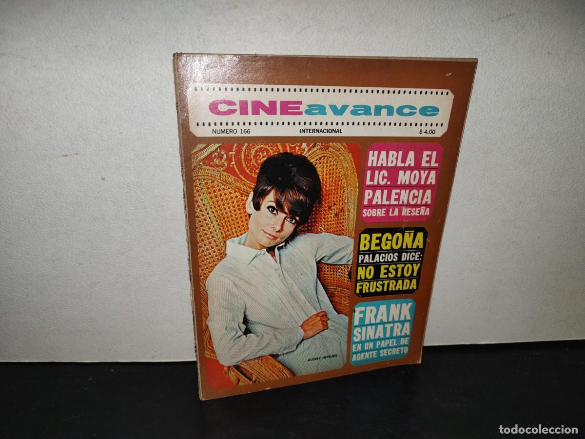 Coleccionismo de Revistas y Peri&oacute;dicos: 213- ANTIGUA REVISTA DE CINE: CINEAVANCE. BEGO&Ntilde;A PALACIOS, FRANK SINATRA - # 166, 1963