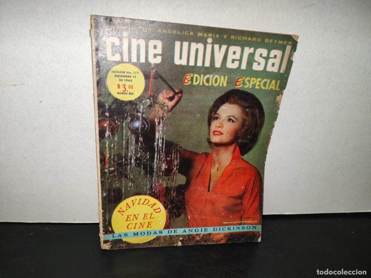 Coleccionismo de Revistas y Peri&oacute;dicos: 213- ANTIGUA REVISTA DE CINE: CINE UNIVERSAL, EDICI&Oacute;N ESPECIAL - ANGIE DICKINSON - # 177, 1963