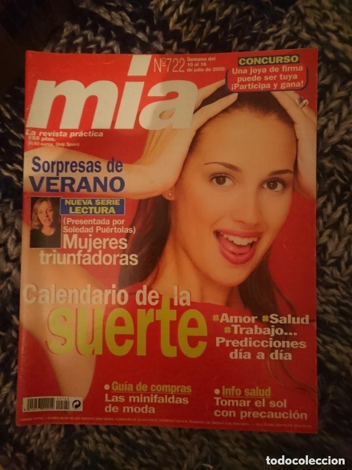Coleccionismo de Revistas y Peri&oacute;dicos: MIA N 722 - DEL 10 AL 16 JULIO 2000 .. Le falta la ficha de decoraci&oacute;n