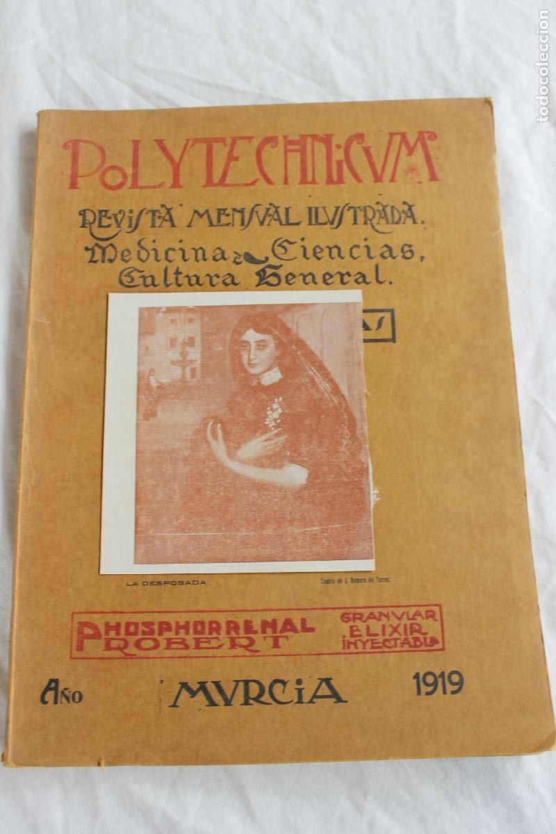 Coleccionismo de Revistas y Peri&oacute;dicos: REVISTA MENSUAL ILUSRADA POLYTECHNICUM MURCIA ENERO 1919