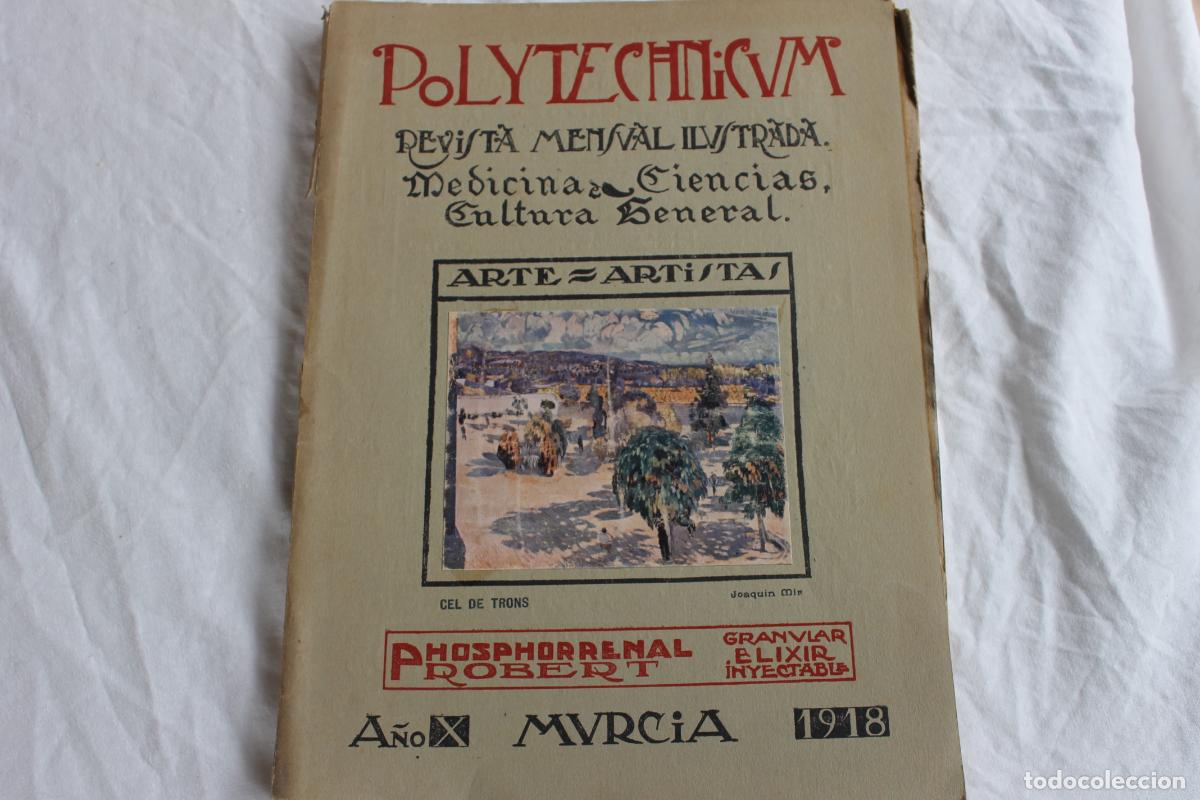 Coleccionismo de Revistas y Peri&oacute;dicos: REVISTA MENSUAL ILUSTRADA POLYTECHNICUM MURCIA ABRIL 1918