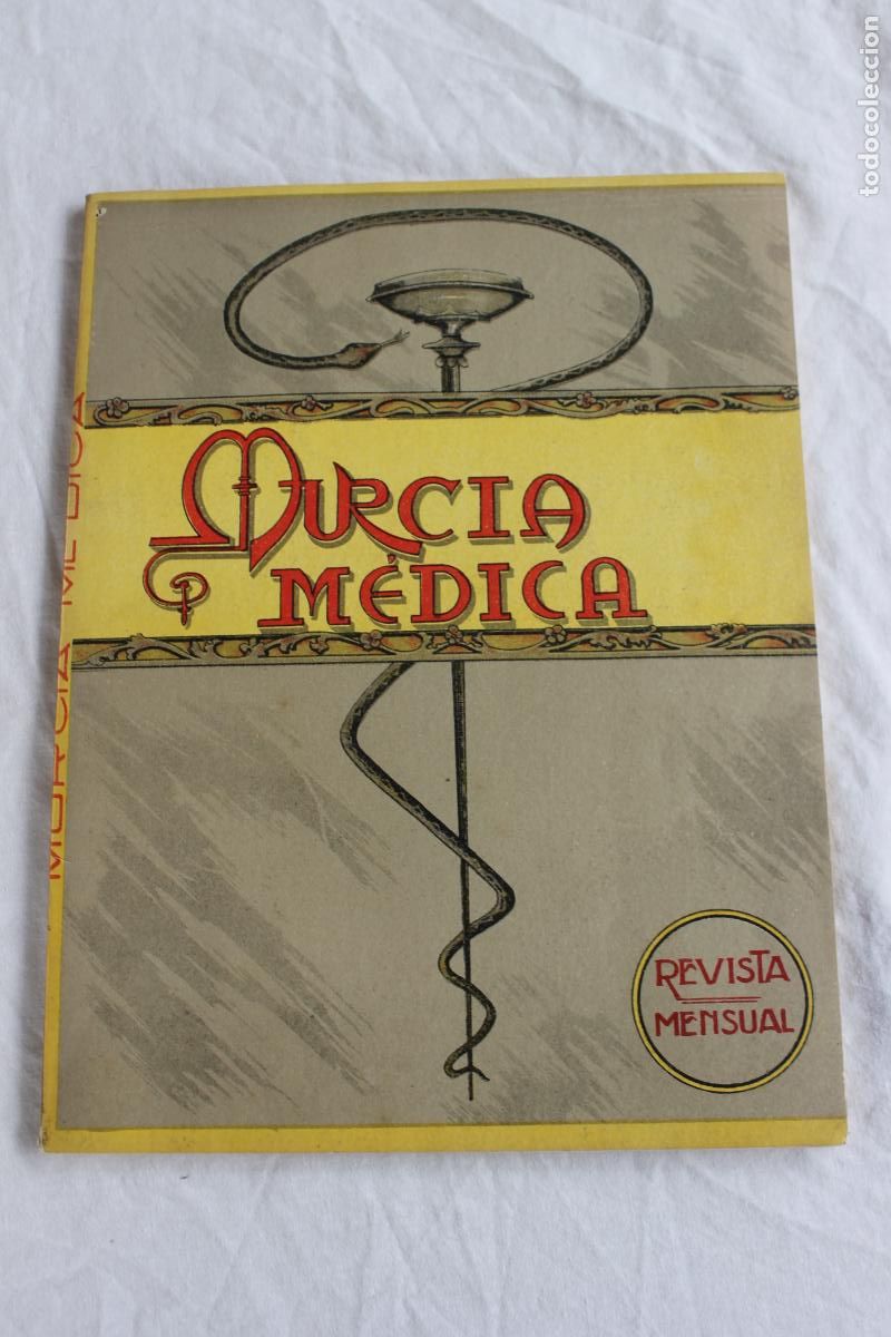 Coleccionismo de Revistas y Peri&oacute;dicos: REVISTA MURCIA MEDICA MEDICINA, CIRUGIA Y ESPECIALIDADES NOVIEMBRE 1916 N&ordm; 20