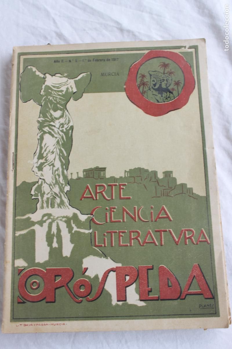 Collection Magazines and Newspapers: REVISTA OR&Oacute;SPEDA MURCIA FEBRERO 1917 CIENCIA LITERATURA ARTE N&ordm; 5