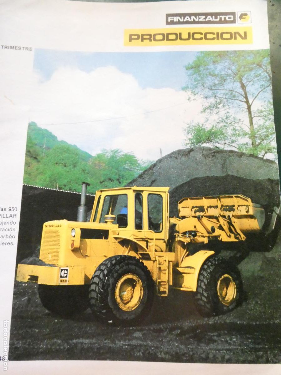 Collezionismo di Riviste e Giornali: REVISTA CAT&Aacute;LOGO MAQUINARIA OBRA. FINANZAUTO CATERPILLAR. PRODUCCION 48 1981. PALA RUEDAS 950 150GR