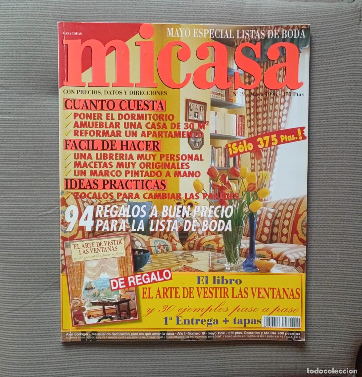 Colecionismo de Revistas e Jornais: Micasa n&ordm; 19 - especial Listas de boda- mayo 1996