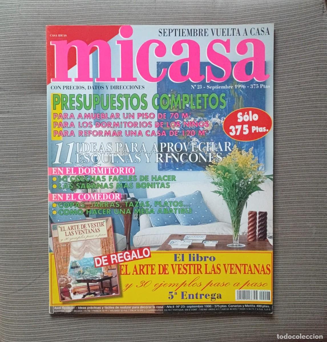 Coleccionismo de Revistas y Peri&oacute;dicos: Micasa n&ordm; 23 - vuelta a casa - septiembre 1996