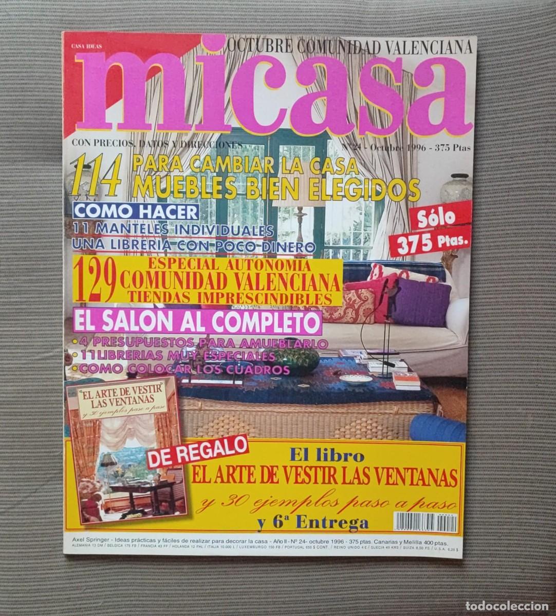 Coleccionismo de Revistas y Peri&oacute;dicos: Micasa n&ordm; 24 - comunidad valenciana - octubre 1996