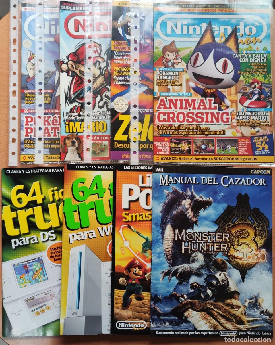 Coleccionismo de revistas y peri&oacute;dicos: Lote 8 Revistas Suplementos Nintendo acci&oacute;n