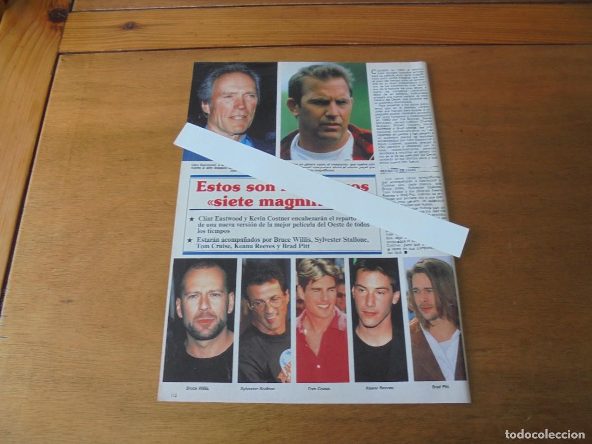 Coleccionismo de Revistas y Peri&oacute;dicos: CLIPPING 1994: CLINT EASTWOOD. KEVIN COSTNER. BRAD PITT. BRUCE WILLIS. KEANU RIVES. TIMOTHY DALTON.