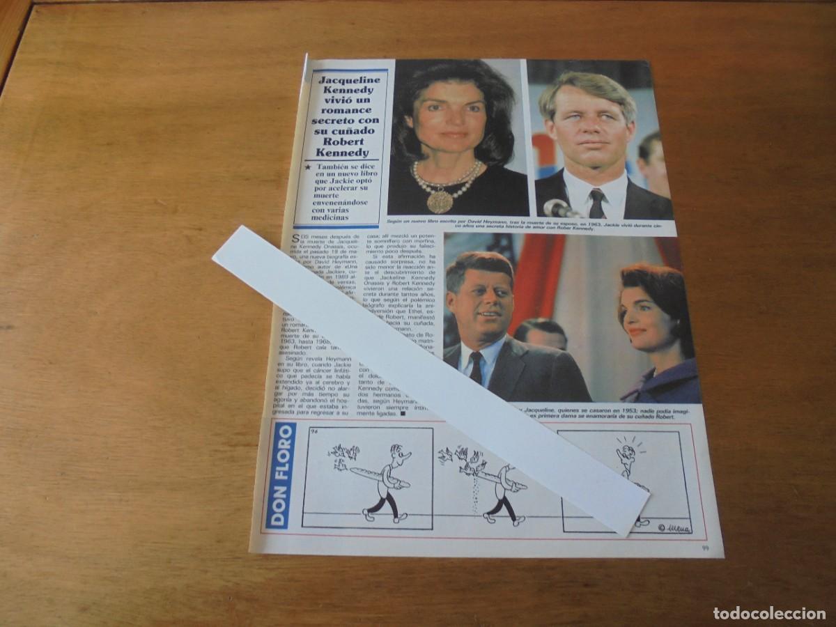 Coleccionismo de Revistas y Peri&oacute;dicos: CLIPPING 1994: JACKELINE KENNEDY. ROBERT KENNEDY.