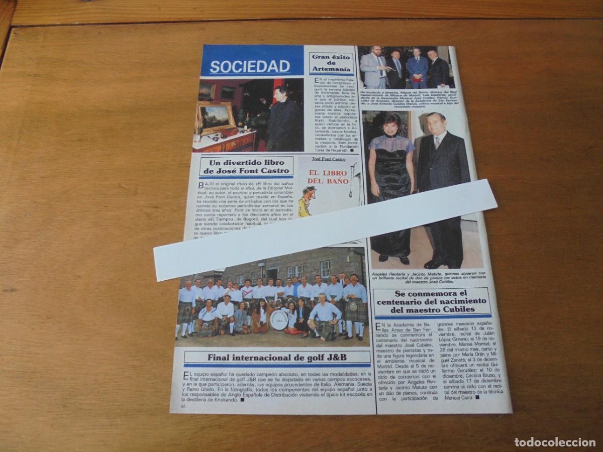 Coleccionismo de Revistas y Peri&oacute;dicos: CLIPPING 1994: FINAL INTERNACIONAL DE GOLF J&B. CENTENARIO JOS&Eacute; CUBILES. ARTEMAN&Iacute;A, I&Ntilde;AKI GABILONDO