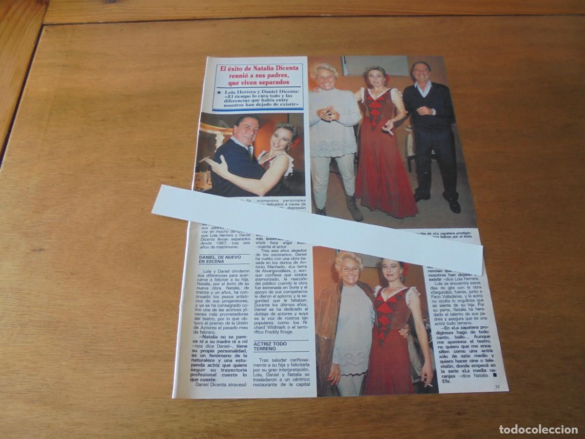 Coleccionismo de Revistas y Peri&oacute;dicos: CLIPPING 1994: JOHN KENNEDY. CAROLINE BISSET. NATALIA DICENTA. LOLA HERRERA. DANIEL DICENTA.