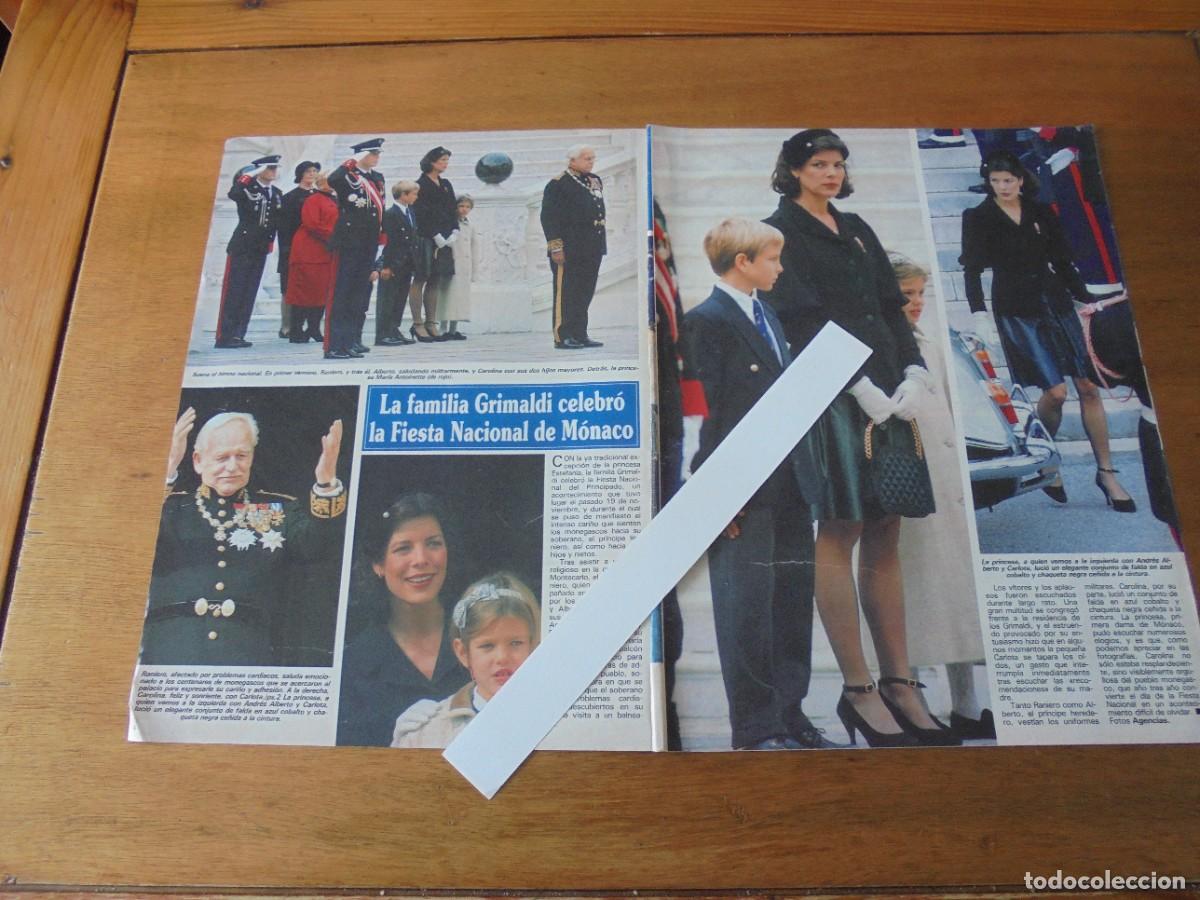 Coleccionismo de Revistas y Peri&oacute;dicos: CLIPPING 1994: CAROLINA DE M&Oacute;NACO, CARLOTA. RANIERO Y ALBERTO DE M&Oacute;NACO. ESTEFAN&Iacute;A. ROC&Iacute;O JURADO.