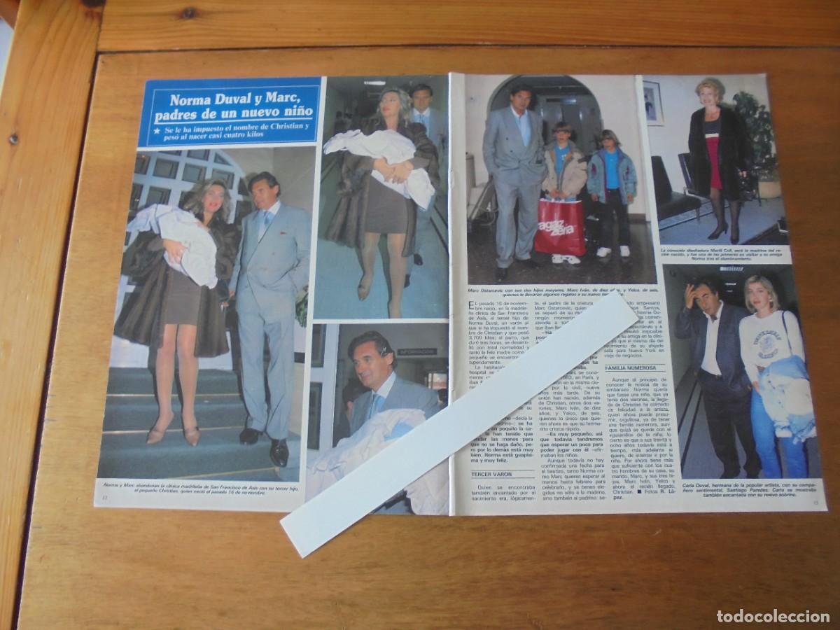 Coleccionismo de Revistas y Peri&oacute;dicos: CLIPPING 1994: NORMA DUVAL. MARIL&Iacute; COLL. CARLA DUVAL. FRAN Y EUGENIA. CAYETANO. PUBLICIDAD TABAC