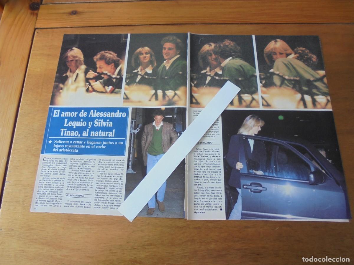 Coleccionismo de Revistas y Peri&oacute;dicos: CLIPPING 1994: ALESSANDRO LEQUIO. PUBLICIDAD REVLON CON CLAUDIA SCHIFFER Y CINDY KRAWFORD. SIMONETA