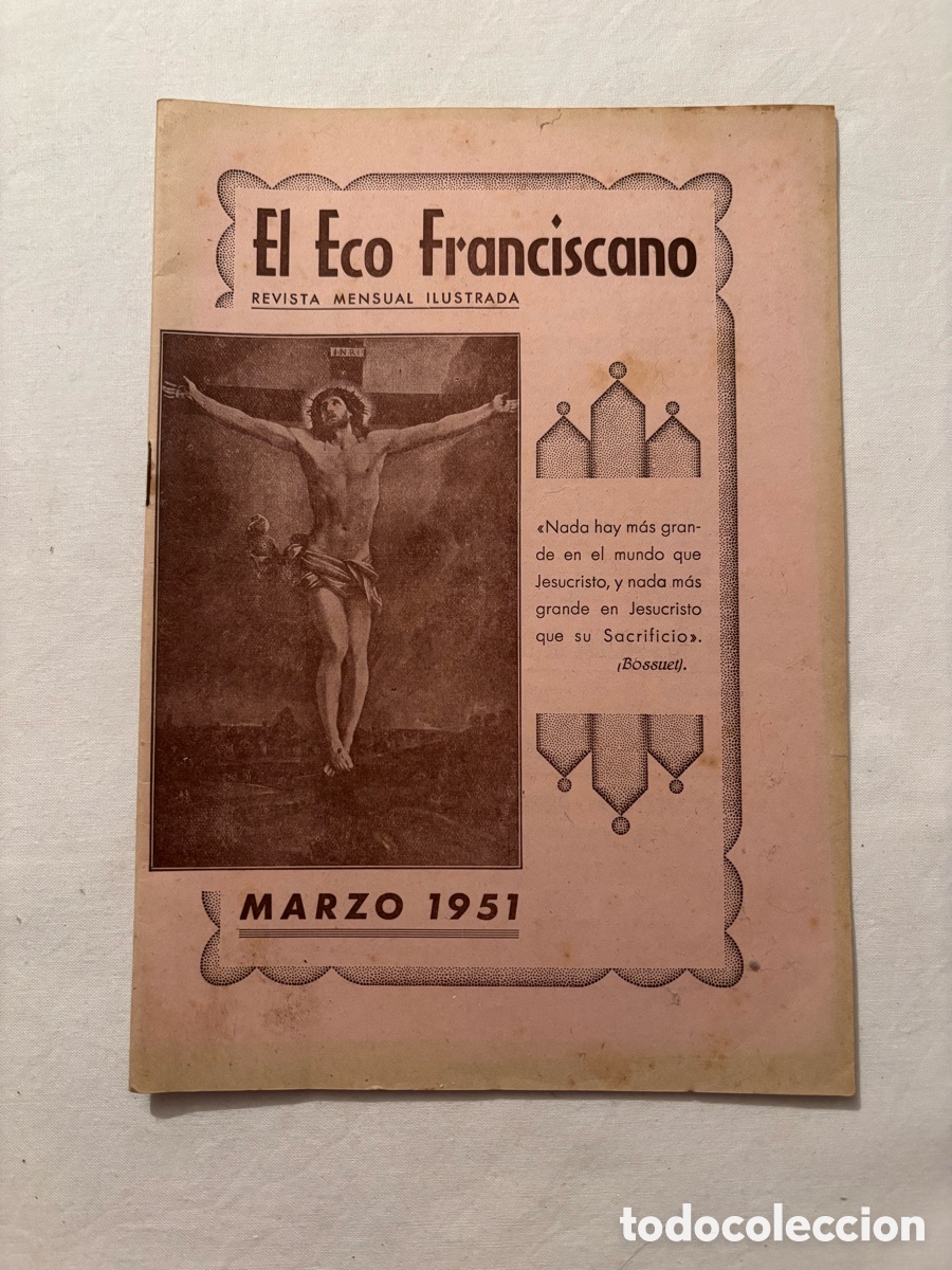 Coleccionismo de Revistas y Peri&oacute;dicos: Eco franciscano MARZO 1951