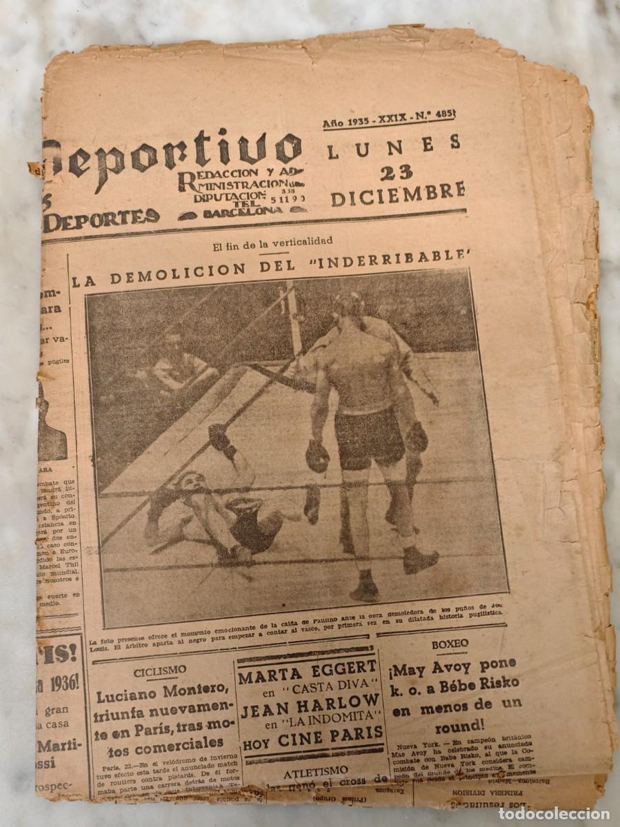 Coleccionismo de Revistas y Peri&oacute;dicos: EL MUNDO DEPORTIVO - 1935