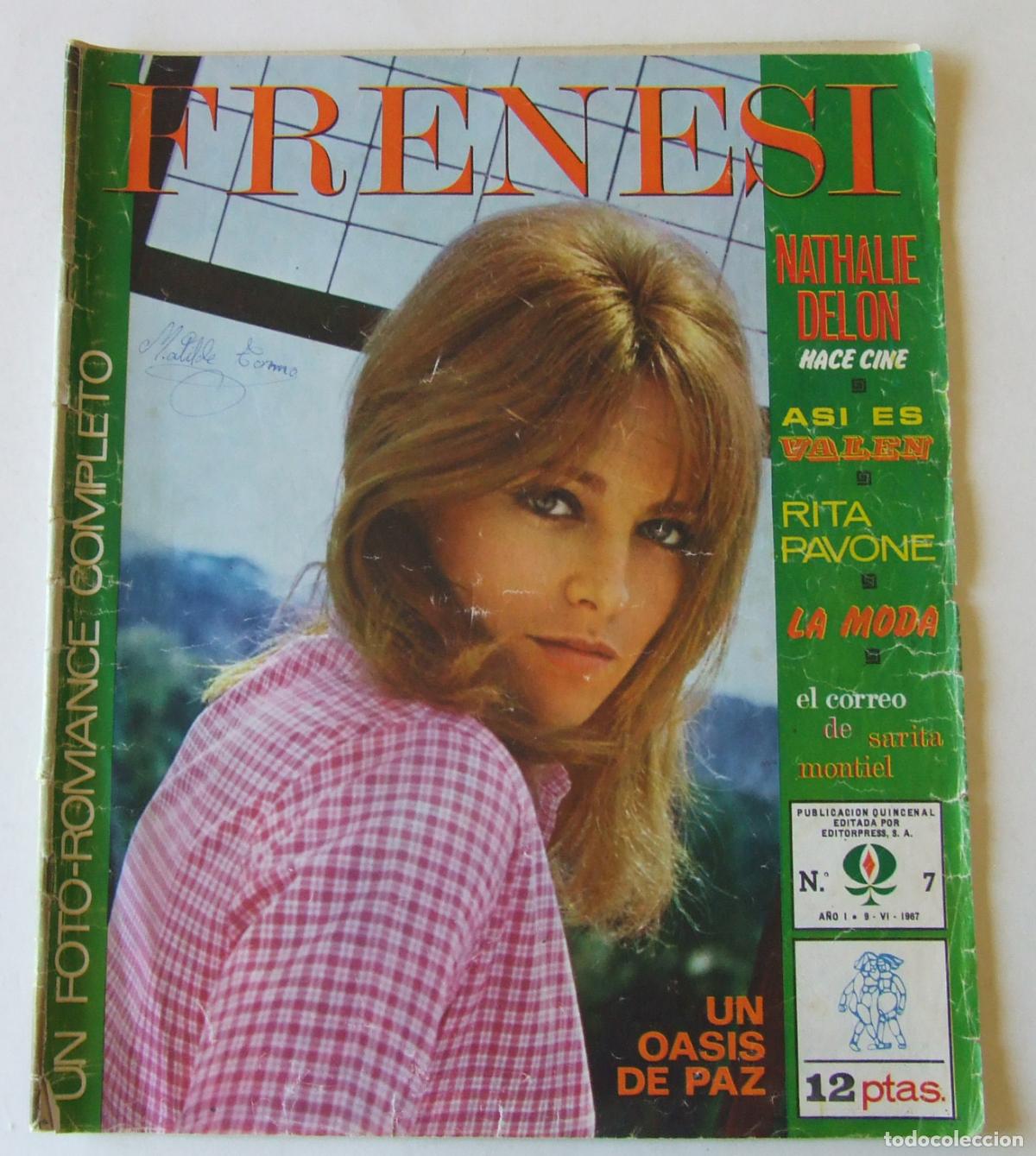 Coleccionismo de Revistas y Peri&oacute;dicos: FOTONOVELA FRENESI 7 SARA MONTIEL FRANK Y NANCY SINATRA NATHALIE DELON VALEN RITA PAVONE MODA