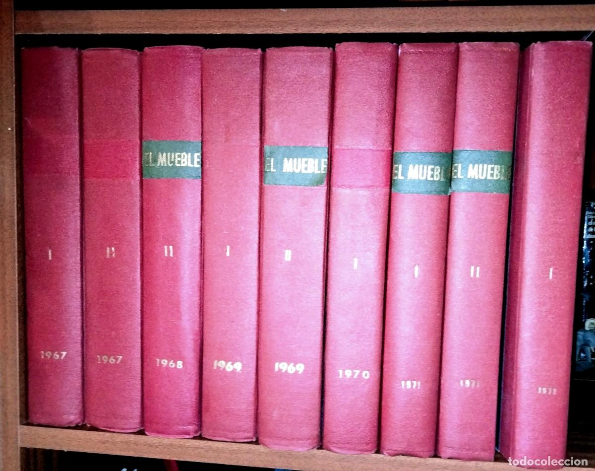 Sammeln von Zeitschriften und Zeitungen: 9 Tomos Revista El Mueble. A&ntilde;os 60 y 70