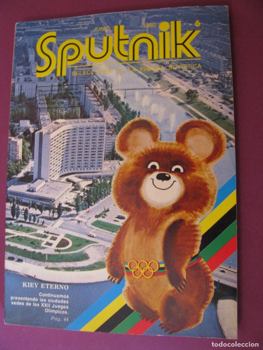 Coleccionismo de Revistas y Peri&oacute;dicos: REVISTA SPUTNIK, URSS. SELECCIONES DE LA PRENSA SOVIETICA. N&ordm; 6 JUNIO 1980. BUEN ESTADO