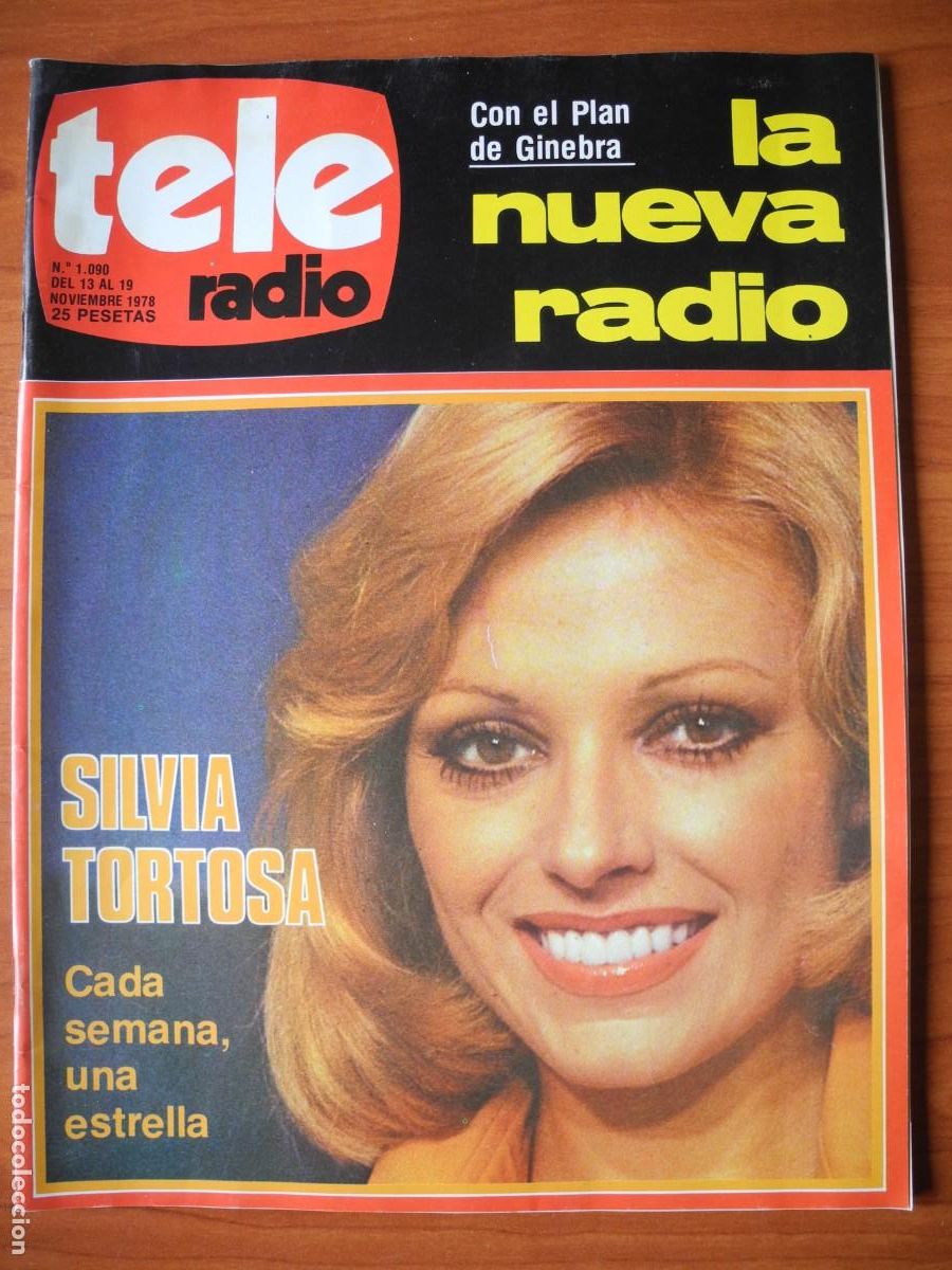 Coleccionismo de Revistas y Peri&oacute;dicos: Teleradio n. 1090. Noviembre 1978. Silvia Tortosa.