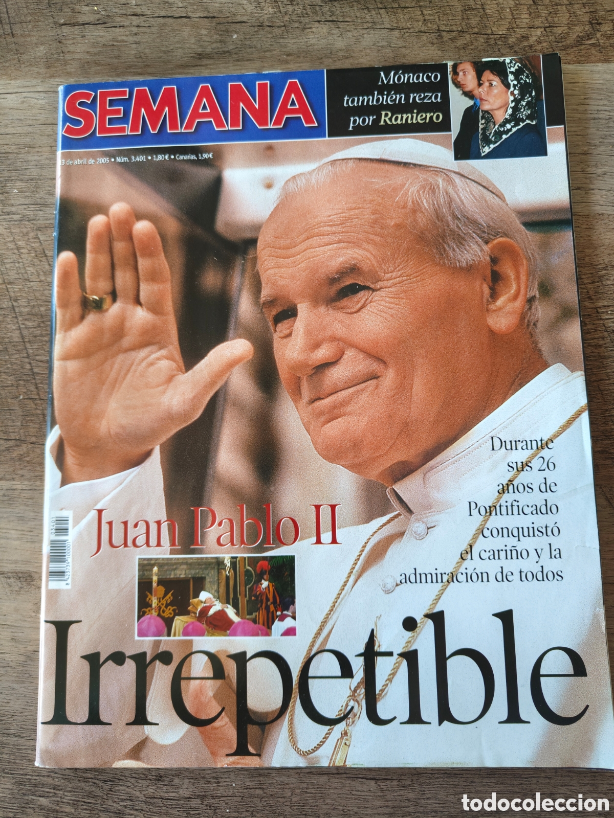 Coleccionismo de Revistas y Peri&oacute;dicos: Revista Semana abril 2005 muerte Papa Juan Pablo II portada hist&oacute;rica coleccionismo