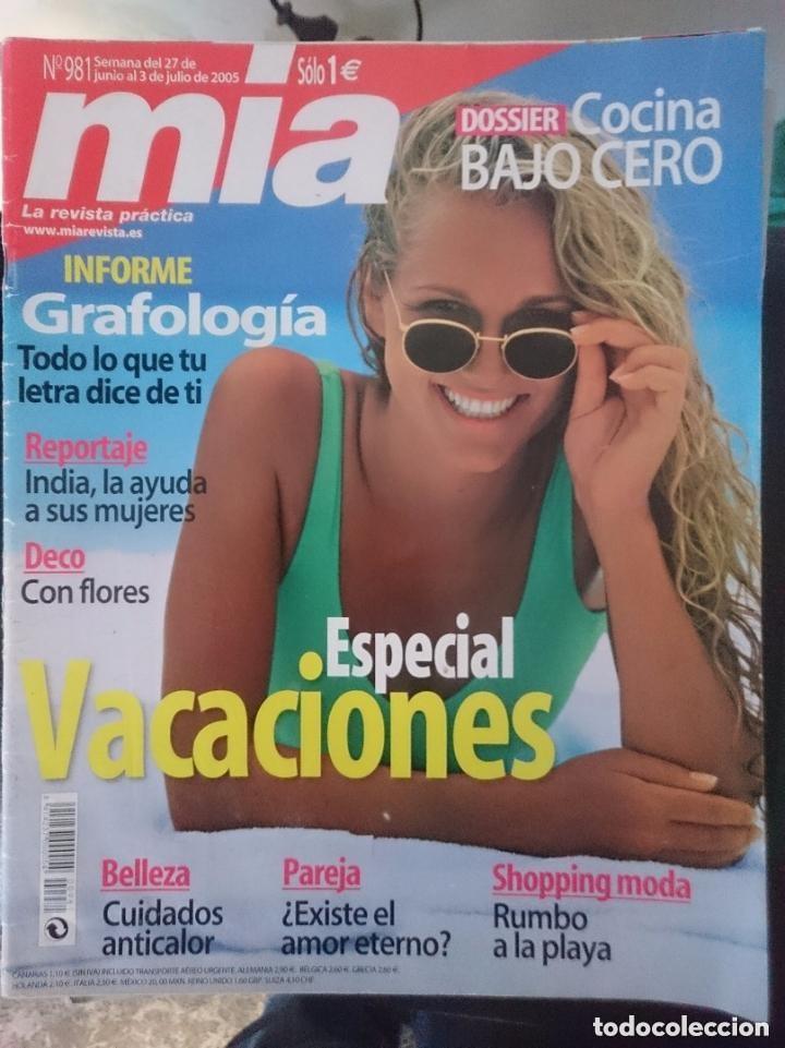 Coleccionismo de Revistas y Peri&oacute;dicos: MIA - N 981 - DEL 27 JUNIO AL 3 JULIO 2005 -CON PUBLICIDAD DE LA EPOCA-NOTICIAS-ETC