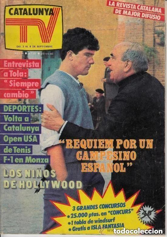 Coleccionismo de Revistas y Peri&oacute;dicos: CATALUNYA TV N 89 -- 29 julio 1985 - Fernando Garcia Tola, Volta a Catalunya, Los ni&ntilde;os de Hollywood