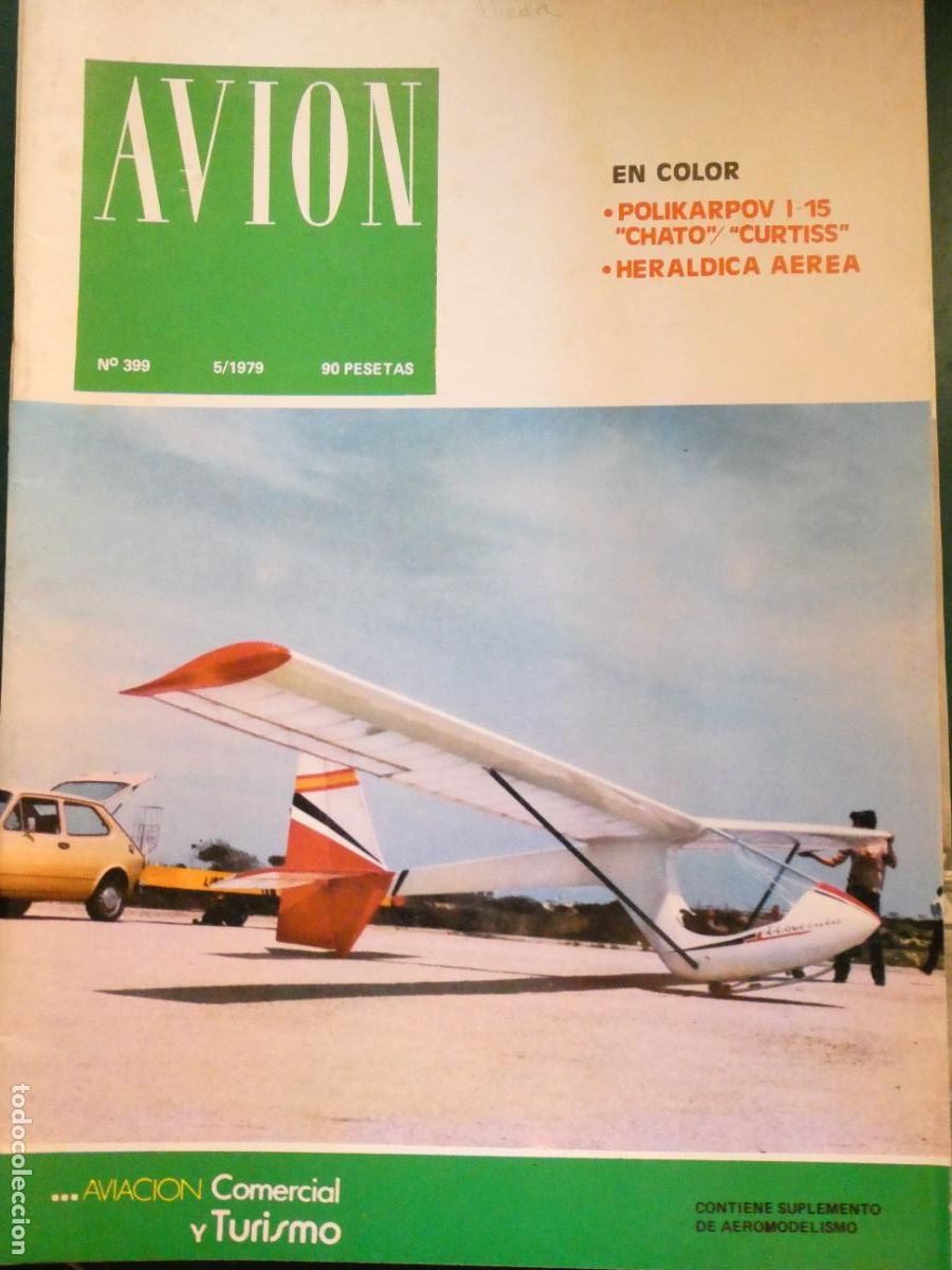 Coleccionismo de Revistas y Peri&oacute;dicos: REVISTA AVIACI&Oacute;N MILITAR / CIVIL. AVI&Oacute;N 399 EJERCICIO CRETA POLIKARPOV CHATO MUSEO RAF 160GR