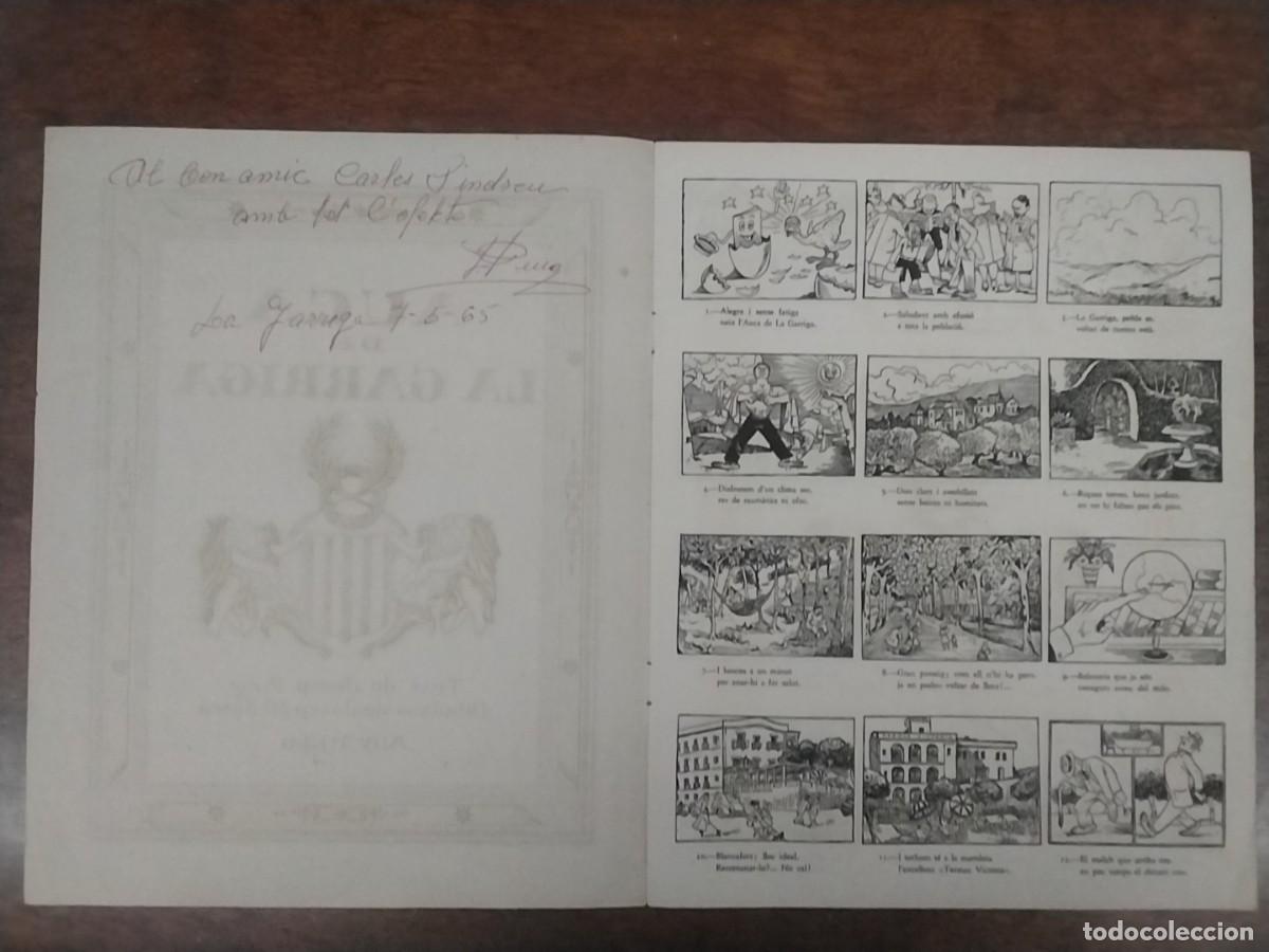 Coleccionismo de Revistas y Peri&oacute;dicos: AUCA DE LA GARRIGA JOSEP PUIG / JOSEP MARIA SERRA ANY 1946 DEDICATORIA A CARLES SINDREU