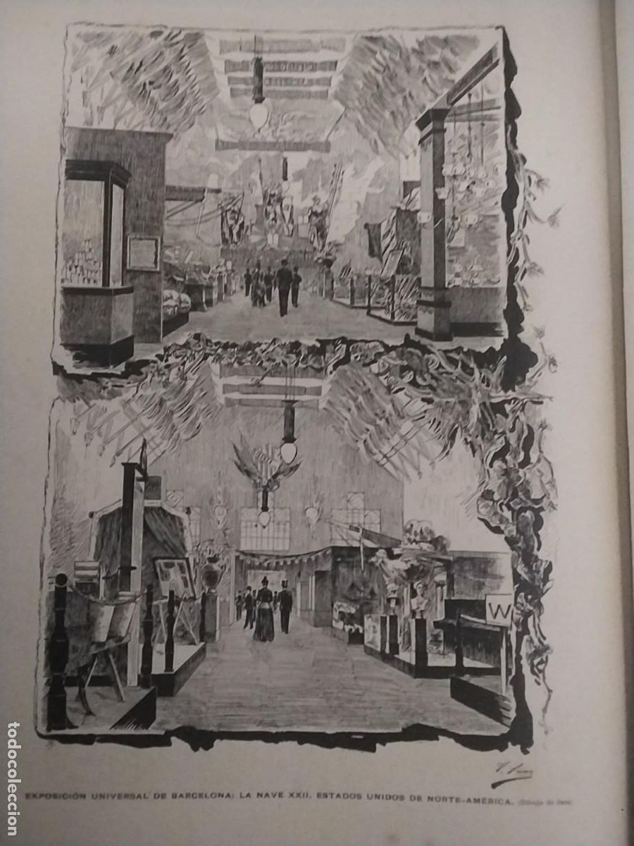 Coleccionismo de revistas y peri&oacute;dicos: LA EXPOSICION UNIVERSAL DE BARCELONA ORFEON BILBAINO EN SALON PALACIO BELLAS ARTES REVISTA A&Ntilde;O 1888