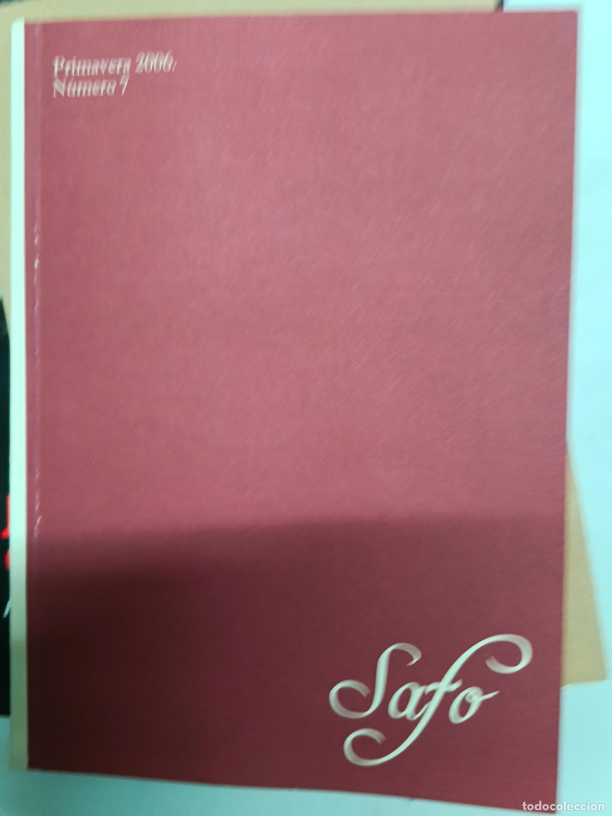 Coleccionismo de Revistas y Peri&oacute;dicos: Revista Safo: Universidad Carlos III - Primavera N&ordm; 7 (Poes&iacute;a)