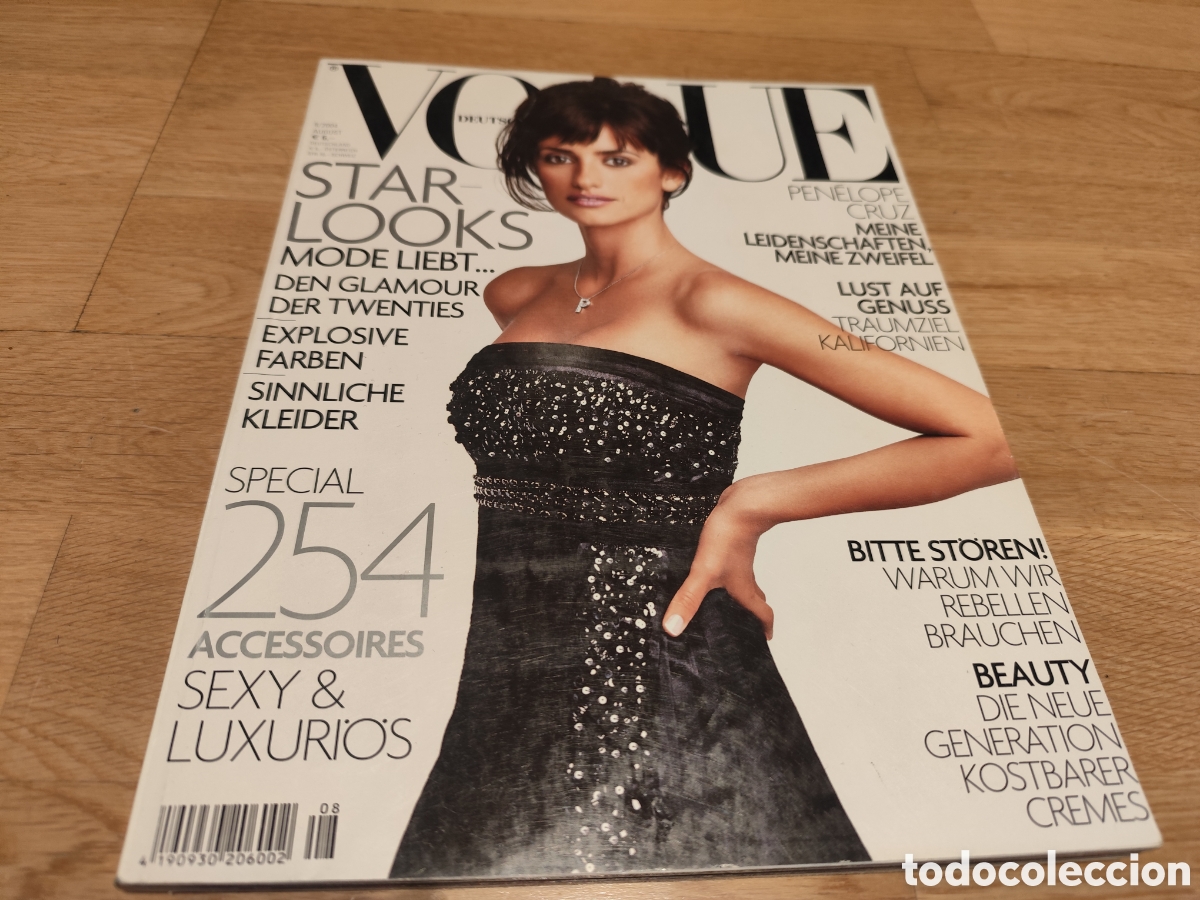Collection Magazines and Newspapers: Pen&eacute;lope Cruz VOGUE ALEMANA 2004