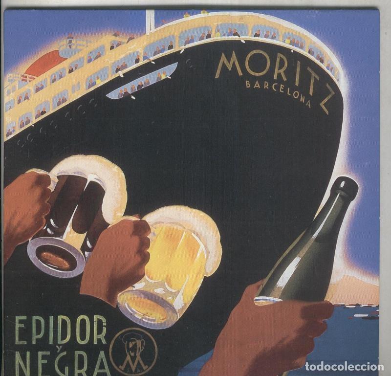 Coleccionismo de Revistas y Peri&oacute;dicos: Cartel propaganda cervezas Moritz de Barcelona - Varios