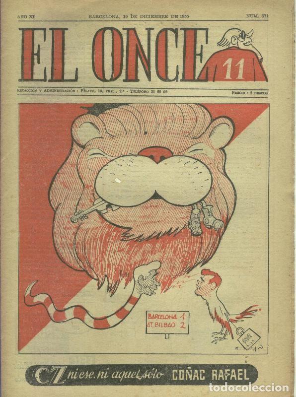 Collection Magazines and Newspapers: El Once revista deportiva numero 571 - Varios