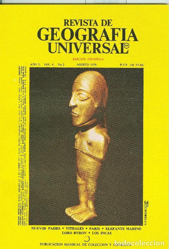Collectionnisme de Revues et Journaux: Revista de Geografia Universal volumen 4 numero 2, agosto 1978: Los incas - Varios