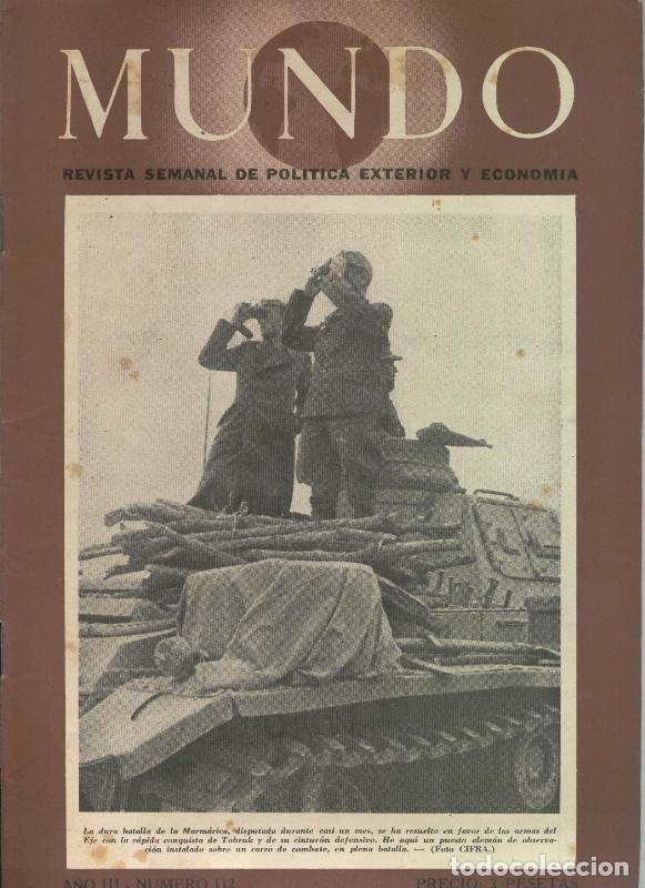 Collection Magazines and Newspapers: Mundo Revista Semanal numero 112 - Varios