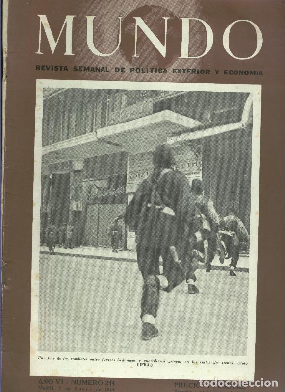 Collection Magazines and Newspapers: Mundo Revista semanal numero 244 - Varios