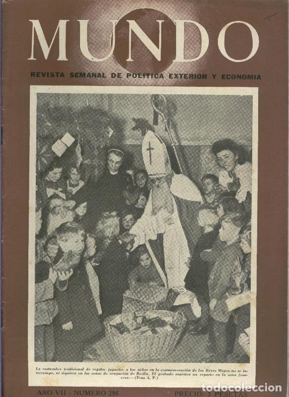Collection Magazines and Newspapers: Mundo Revista semanal numero 296 - varios
