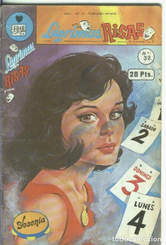Sammeln von Zeitschriften und Zeitungen: Lagrimas, risas y amor numero 32: Yesenia - Yolanda Vargas Dulche y Antonio Gutierrez