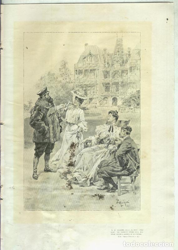 Collection Magazines and Newspapers: Lamina ilustrador Marphetti ? numerada 34 - Varios