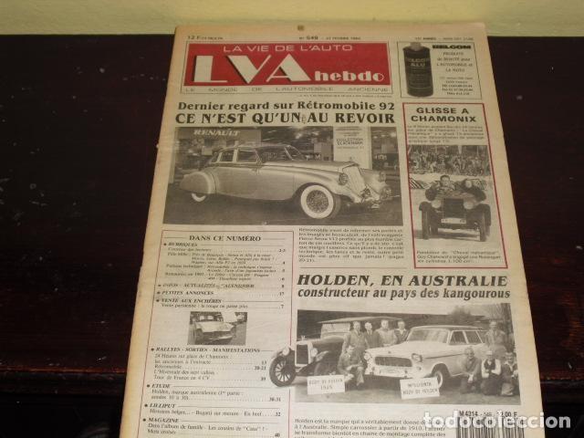 Coleccionismo de Revistas y Peri&oacute;dicos: La vie de L,Auto hebdo numero 549 - 27 fevrier 1992 - varios