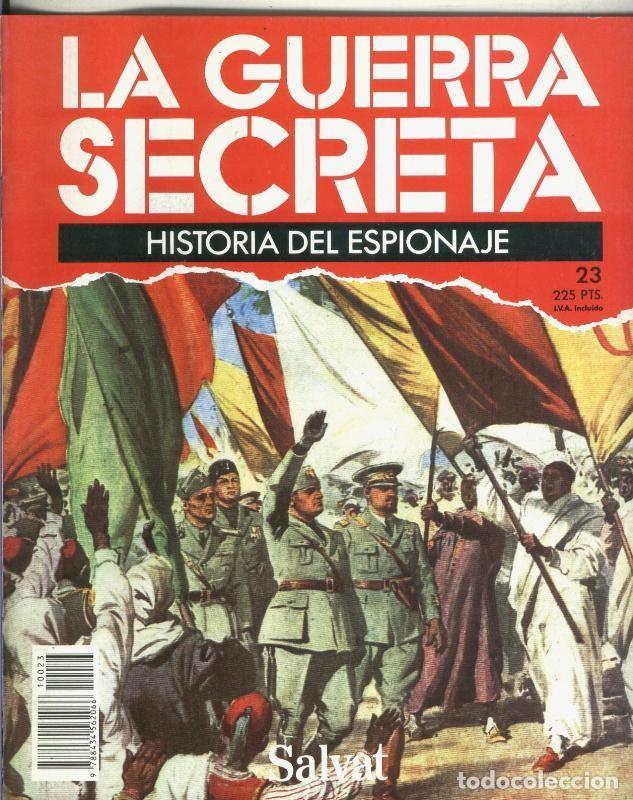 Coleccionismo de Revistas y Peri&oacute;dicos: La Guerra Secreta: Historia del Espionaje numero 023, foto en trasera de mortero skoda de 305/10 mm,