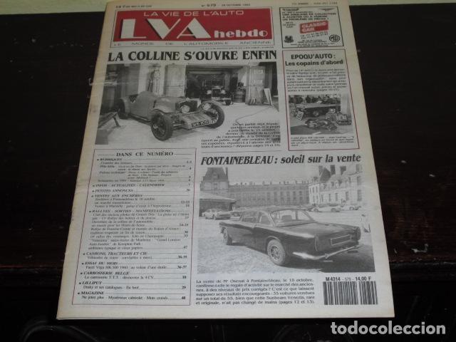 Coleccionismo de Revistas y Peri&oacute;dicos: La vie de L,Auto hebdo numero 579- 29 octubre 1992 - varios