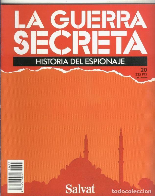 Sammeln von Zeitschriften und Zeitungen: La Guerra Secreta: Historia del Espionaje numero 020, foto en trasera de amtrelladora Hotchkiss y Sa